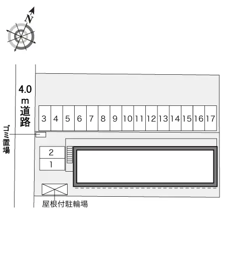 ★手数料０円★野田市柳沢　月極駐車場（LP）